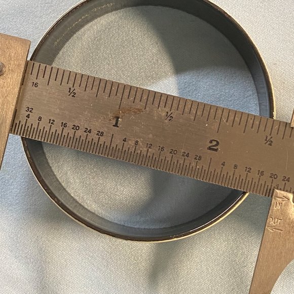 Vintage Michaela Frey Designer Bangle Bracelet is inspired by Art Nouveau Design - Picture 10 of 10